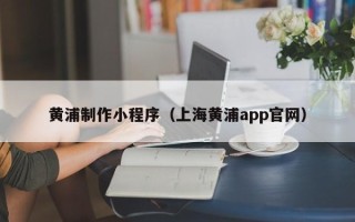 长沙黄浦制作小程序（上海黄浦app官网）