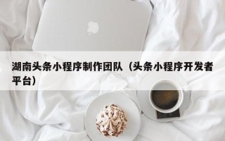 长沙湖南头条小程序制作团队（头条小程序开发者平台）